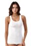 Women's Cotton Lycra Thick Strap Combed Cotton 3-Piece Undershirt L6K0K2T0Ka - 2