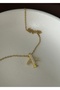 Steel Plane Figure Necklace 40+5 cm - 3
