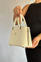 Just Polo Medium Size Sports Classic Model Women's Shoulder Bag 24 cm * 17 cm 4019 Cream - 2