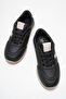 Lace-Up Women's Sneakers; Black Vison - 5