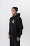 Men's Itsbyzey Embroidered Hooded Oversize Hoodie Black - 3