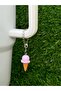 Ice Cream Thermos Ornament/Ice Cream Thermos Charm in a Cone/Cone Bag Charm - 4