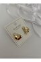 Xuping Triangle Design Zircon Stone Gold Earrings - 2