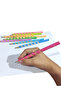 Jumbo Right-Handed Left-Handed Grip Pen Ellipse Indented Triangle Pencil My First Pencil - Dark Pink - 2