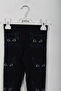 Girl's Cat Stone Detailed Leggings - 2
