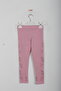 Girl's Cat Stone Detailed Leggings - 3