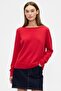 791281003 V-Bella Boatneck Women's Sweatshirt Red
