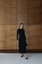Women's Crew Neck Modal Fabric Design Dress - 5
