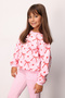 Pink Bow Printed Girls' Tracksuit Set - Bonnie - 3