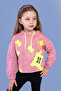 Girls' Printed Sweatshirt with Pocket Detail - 3