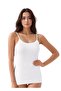 Women's Cotton Lycra Ribbed String Strap Combed Cotton 6-Piece Tank Top L6K4K2T0Ka - 2