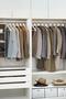 6-Piece Wooden Look Hanger White 44 cm - 3
