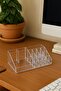 Tabletop Pen Organizer Pen Holder 22 cm Transparent - 3