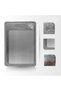 Stainless Steel Cutting Board + Non-Slip Mat Set of 2 23X34 Cm, Suitable for Food Contact - 6