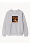 Women's Oversize Fit Sweatshirt She Was Chill Printed – Crew Neck, 3 Thread Fleece