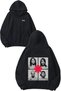 Red Hot Chili Peppers 6 Design Back Printed Black Hooded Sweatshirt