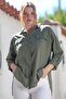 Organic Cotton Khaki Shirt Collar Long Sleeve Double Flap Pocket Long Woven Back Shirt 70 65