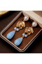 Aurika Loop-Bohemian Blue Earrings - 3