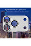 iPhone 17 Pro Max Compatible Tempered Glass + Aluminum Full Covering Shockproof Lens Protector - 4