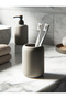 Modern Round Toothbrush Holder - Minimalist Bathroom Organizer