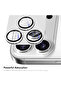 iPhone 17 Pro Max Compatible Tempered Glass + Aluminum Full Covering Shockproof Lens Protector - 2