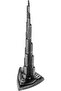 Jovenn Plating Burj Khalifa Tower, Alloy Dubai Tower Model - 3
