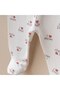 Newborn Baby Girl and Boy Cotton Hospital Release 3-Piece Baby Set with Booties Gift - 6