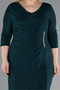 Capri Sleeve Midi Glitter Plus Size Party Dress Abk39922 - 3