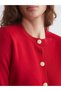 Two Mt Shop Quality Lcw Vision Red Knitwear Plain Women's Cardigan - 3