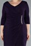 Capri Sleeve Midi Glitter Plus Size Party Dress Abk39922 - 3