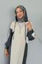 Samira Hooded Sports Knitwear Dress Smoked - 2