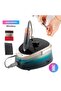 BQ730 Cordless Nail Drill 35,000 RPM – Rechargeable E-File Kit, LCD Display,LED Light,Safety Shutoff - 2