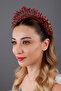 Lyra Elegant Leafy Crystal Bridal Crown Wedding Engagement Henna Nikah Princess Hair Accessory - 2