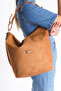 Women's Suede Soft Shoulder Handle Crossbody Bag