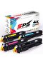 SPS Compatible Toner Cartridges for HP | 201X | 4x Multicolor | Yield upto 2,800 Pages