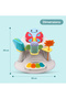 2 - IN - 1 Dining Chair/Toddler Play Seat W/Pedal Piano - Butterfly - 8