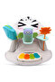 2 - IN - 1 Dining Chair/Toddler Play Seat W/Pedal Piano - Zebra