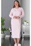 Women's Special Design Pink Plus Size Nightgown