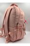 Unisex School & Casual Backpack – Purple, Mint Green, Black, Powder Pink Color Options - 7