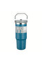 890 ml 30 oz Stainless Steel Thermos Flask 1 Quality with Flip Straw for Hot and Cold - 3