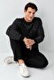 Father and Son Winter Black Pajama Set Combination, Men's and Children's Pajamas Sold Separately - 6