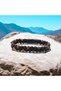 Tiger's Eye and Onyx Natural Stone and Steel Rope Men's Bracelet 31832B18D2 - 5