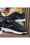 Men's Outdoor Waterproof, Thermo Non-Slip Sole Sports Shoes - Black White - 4