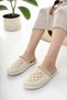 Women's House Slippers Plush Washable Wool-Lined Fur-Trimmed Slippers Guest Trousseau Bundle Bridal Slippers - 4