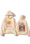 Unisex Praise the Sun Printed 3 Thread Inner Ribbed Crew Neck Sweatshirt