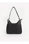 Women's Soft Leather Classic Model Hand and Shoulder Bag with Metal Accessories - 4