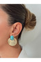 Aqua Shine Earrings - 2