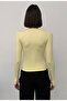 Finger-Through Modal Fabric Long Sleeve Crew Neck Stretchy Women's Bodysuit - 7