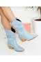 Tokyo Baby Blue 6 cm Heel Dallas Boots Bottie