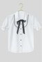 Girl's Ruffled Skirt White Shirt Set October 29 April 23 Performance Outfit School Activity Combination